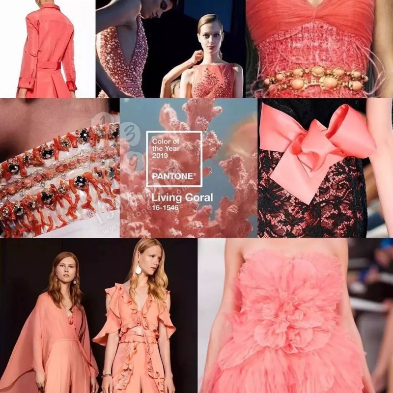 2019年流行的&ldquo;珊瑚橘&rdquo;主打色調(diào)