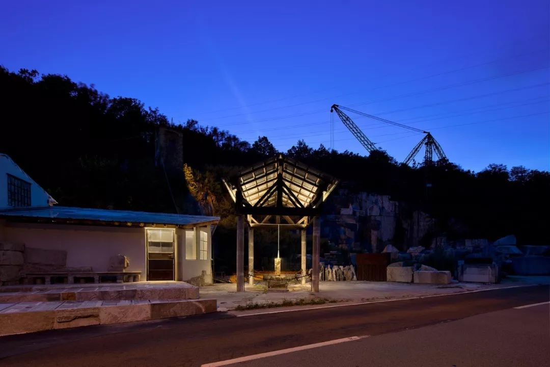 礦山采石場再利用，這座采石場被列入世界文化遺產 